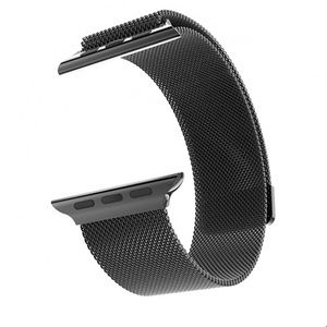 Black Mesh Apple Watch Wristband Chain 42mm
